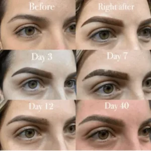 Combination Brows Healing Process Day-By-Day Complete Guide